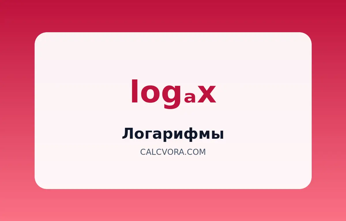 Калькулятор логарифма