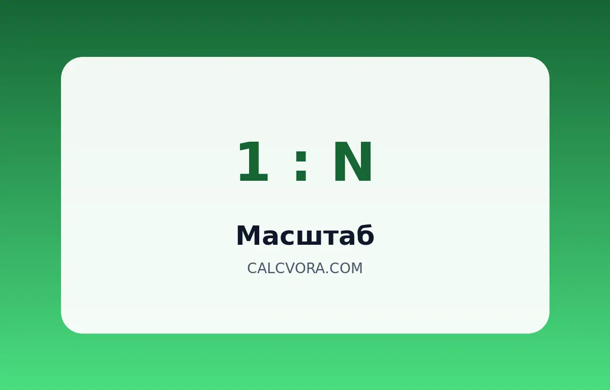 Калькулятор масштаба